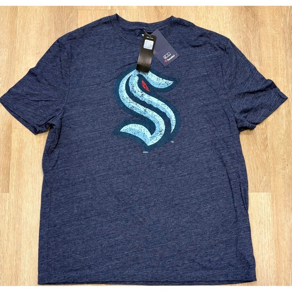 Fanatics Other - NWT Men's Fanatics Seattle Kraken Tee -  XL - Navy Blue Heathered